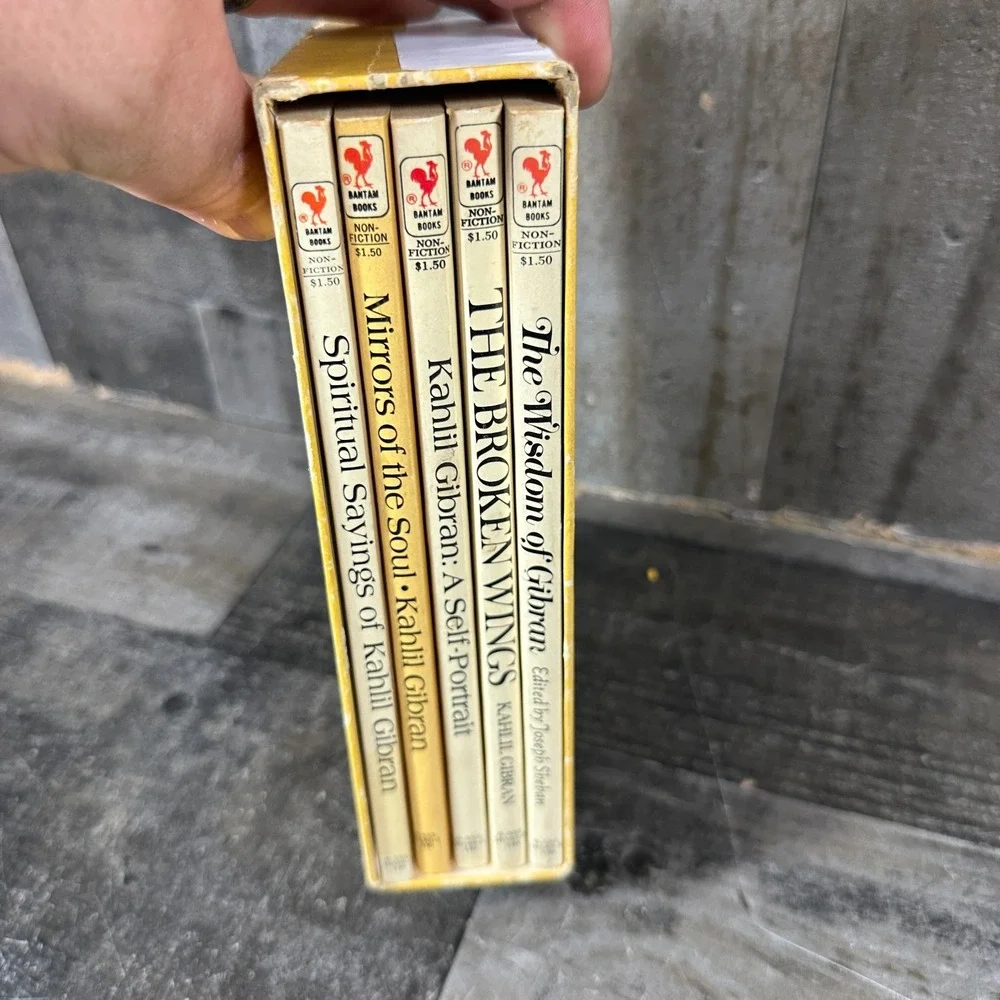 Selected Works of Kahlil Gibran Author of the Prophet 5 Book Set Bantom Books